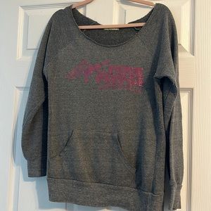 Pink Pistol Scoop Neck Hoodie